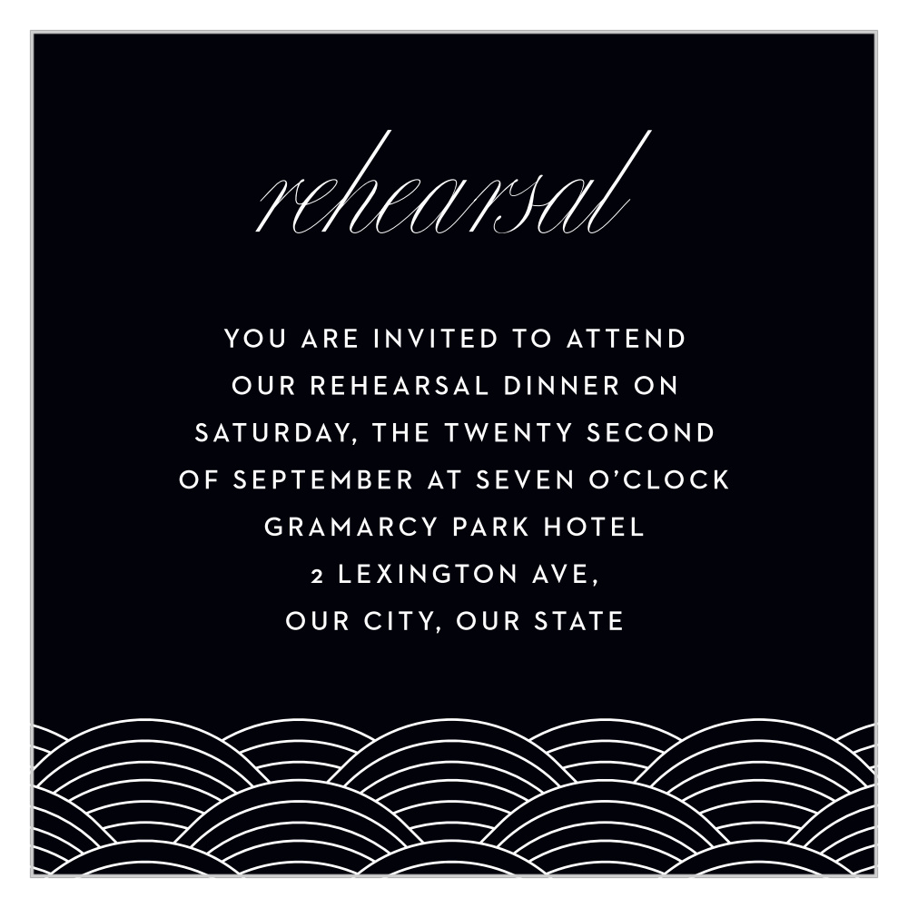 New Orleans Skyline Rehearsal Cards