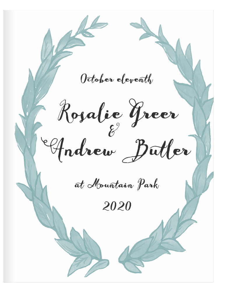 Leafy Love Guest Book