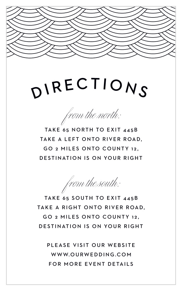 Houston Skyline Direction Cards