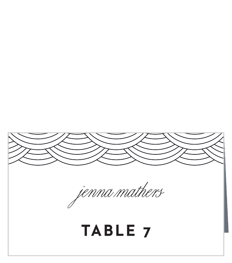 Denver Skyline Place Cards