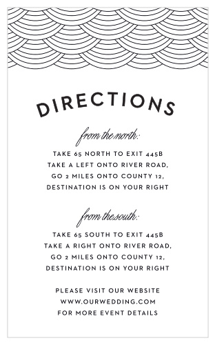 Washington D.C. Skyline Direction Cards