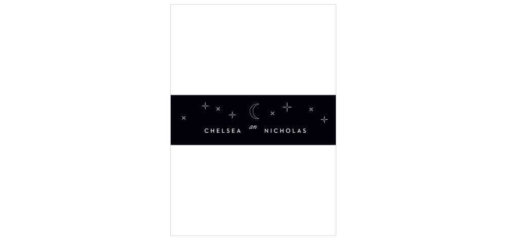 Los Angeles Skyline Wedding Belly Bands