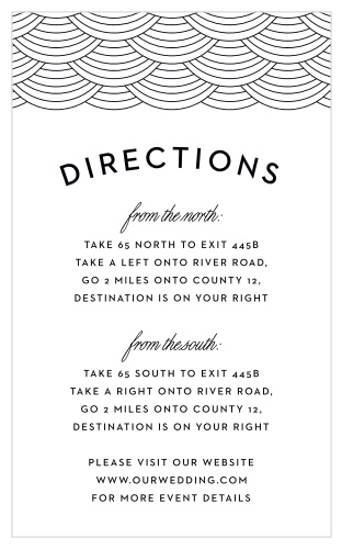 Las Vegas Skyline Direction Cards