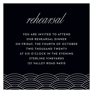 San Diego Skyline Rehearsal Cards