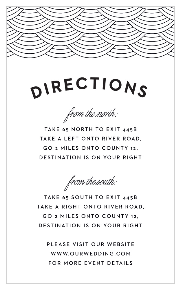 Boston Skyline Direction Cards