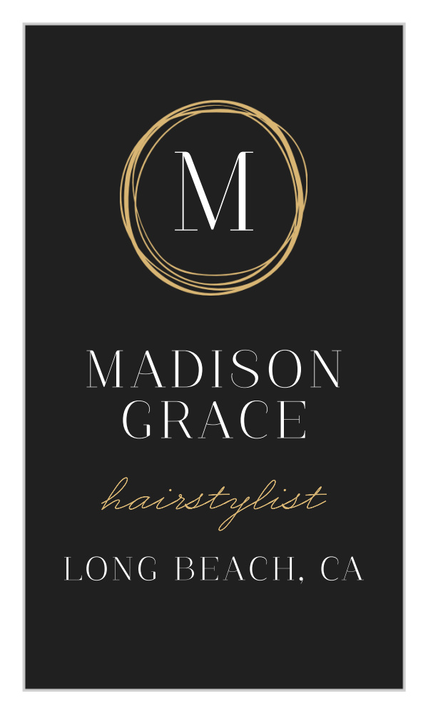 Modern Salon Business Cards
