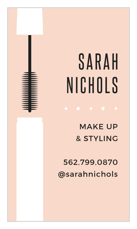 Bold Mascara Business Cards