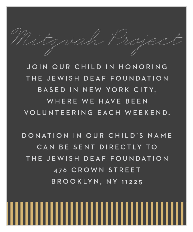 Magical Magician Bar Mitzvah Project Cards