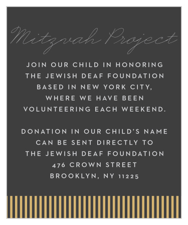 Magical Magician Bar Mitzvah Project Cards