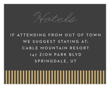 Magical Magician Bar Mitzvah Lodging Cards