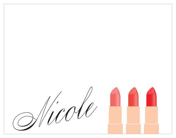 Lipstick Gradient Business Stationery