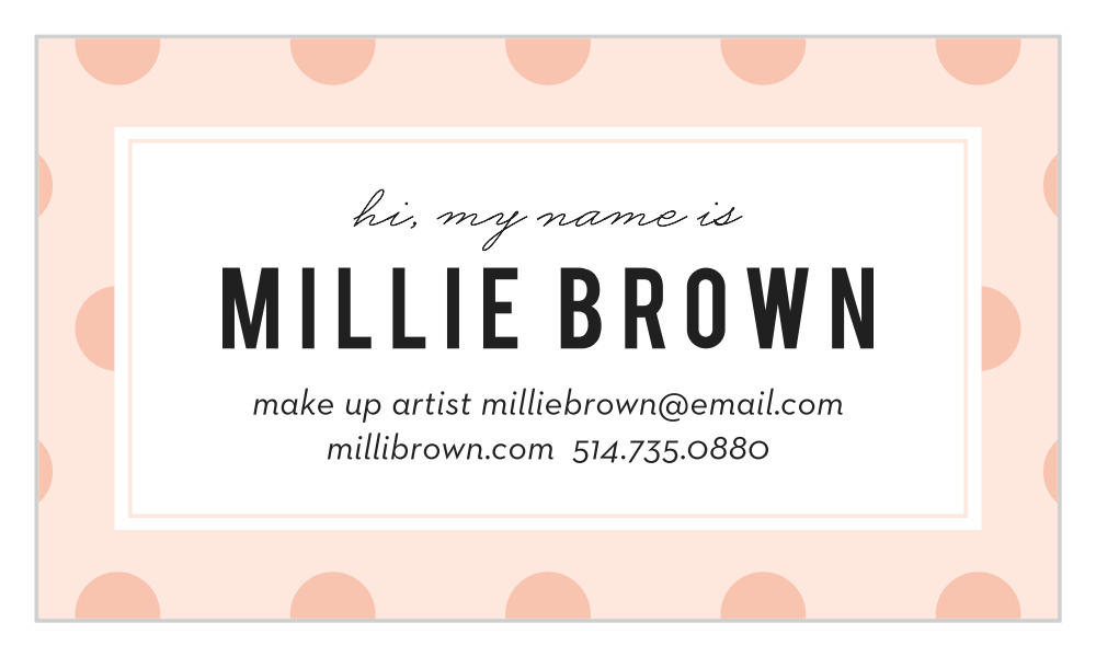 Mod Dot Business Cards