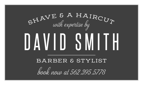 Retro Barber Business Cards