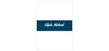 Our Batter Up Bar Mitzvah Belly Bands are a simple way to add a classic finishing touch to your bar mitzvah invitation items.