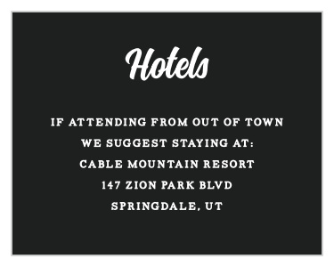Soccer Stacks Bar Mitzvah Lodging Cards