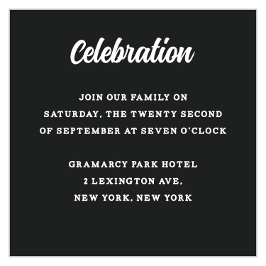 Soccer Stacks Bar Mitzvah Reception Cards