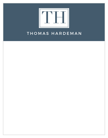 Monogram Attorney Business Stationery