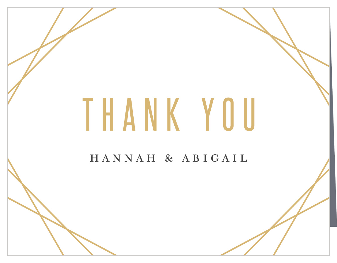 B'not Blessing Bat Mitzvah Thank You Cards