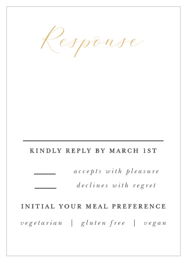 B'not Blessing Bat Mitzvah Response Cards