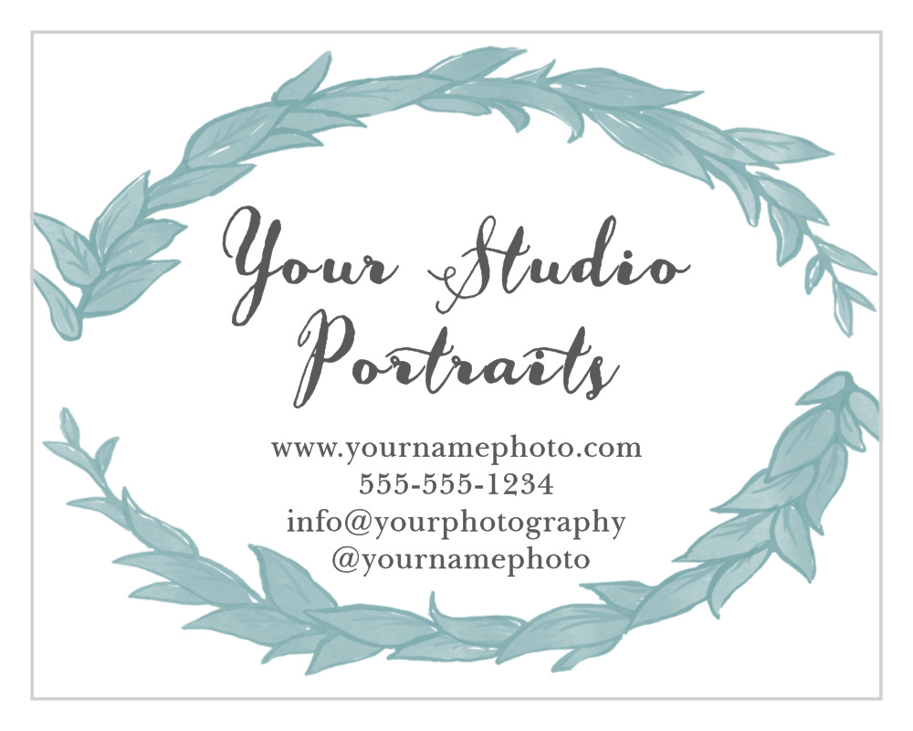 Leafy Love Contact Card