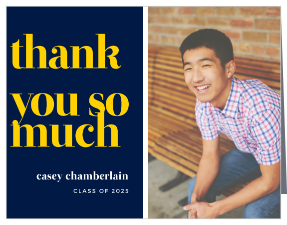 Adventure Abounds Graduation Thank You Cards