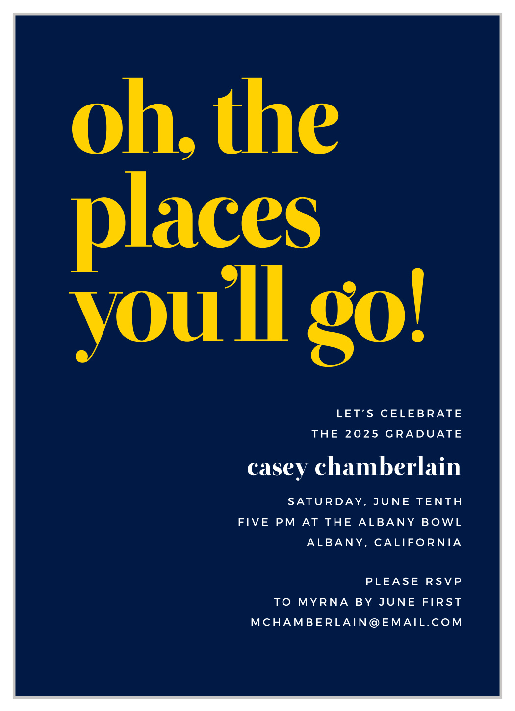 Adventure Abounds Graduation Invitations