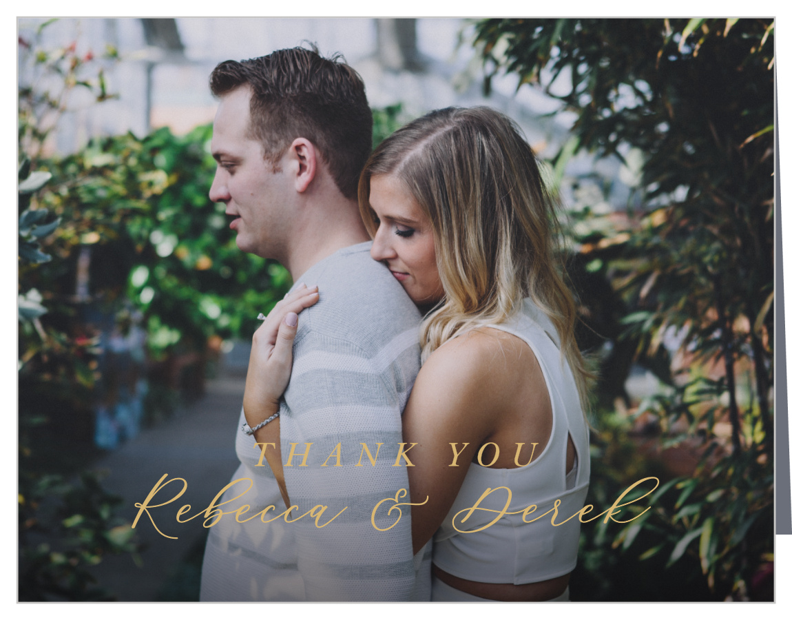 Saturated Hills Vow Renewal Thank You Cards