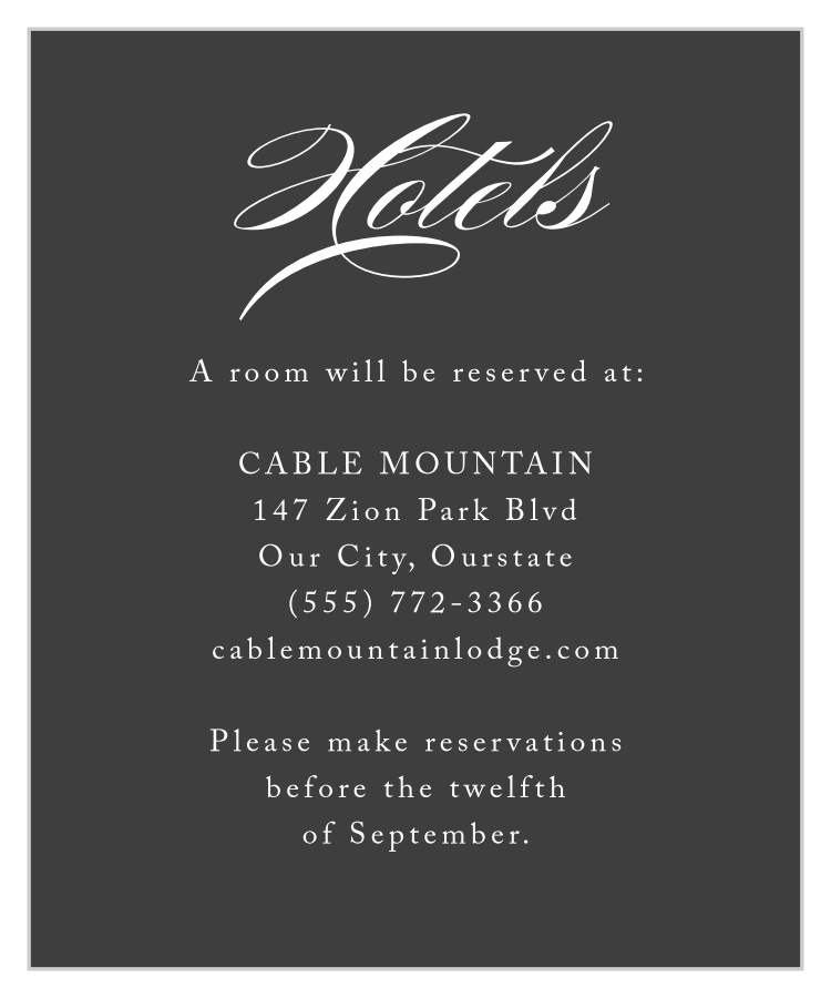 Simply Scripted Accommodation Cards