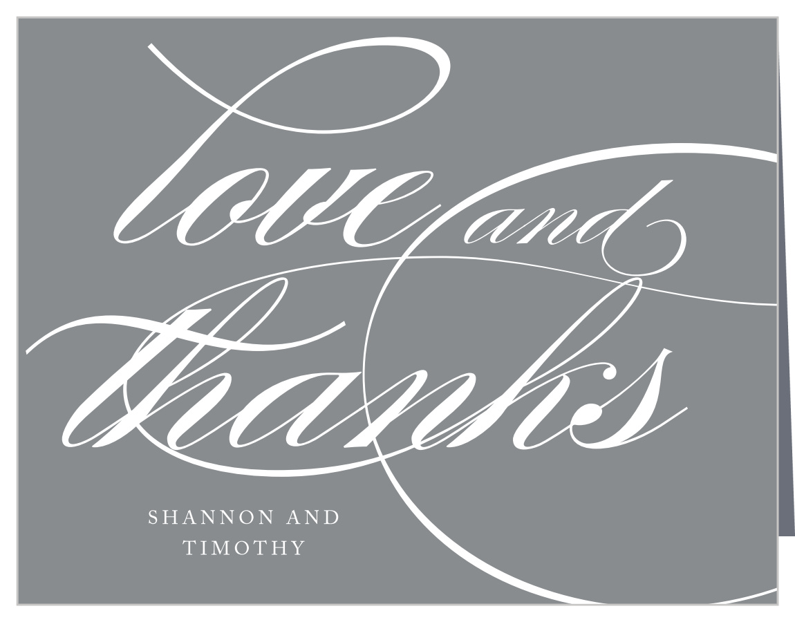 Simply Scripted Wedding Thank You Cards