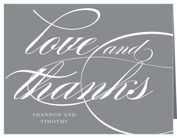 Simply Scripted Wedding Thank You Cards