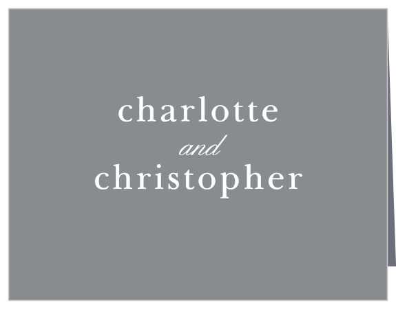 The simple, sophisticated design of our Chic Typography Vow Renewal Thank You Cards are the perfect way to express love and gratitude to your friends and family.  