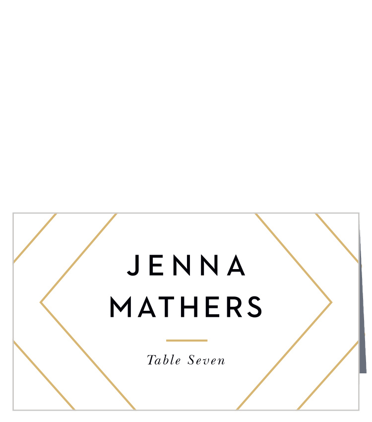 Modern Geometry Place Cards