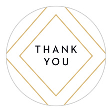 Modern Geometry Wedding Stickers are the perfect finishing touch for your wedding-day decorations.