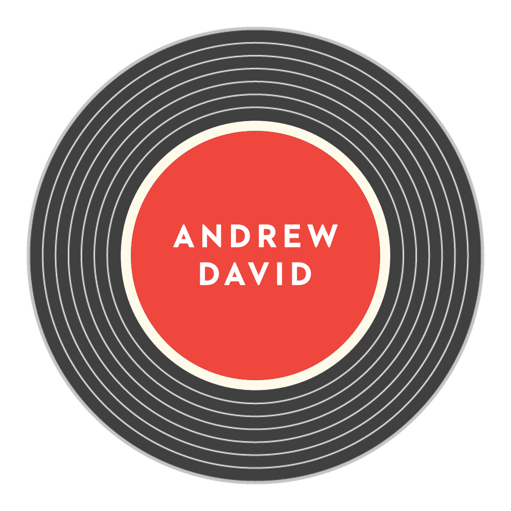 Retro Record Bar Mitzvah Stickers