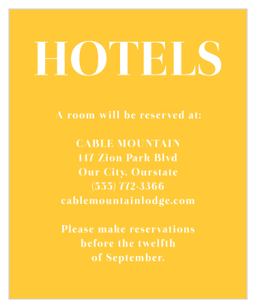 Bold Day Accommodation Cards