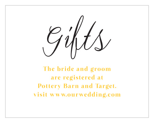 Bold Day Registry Cards
