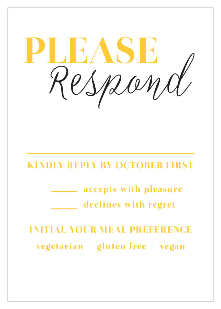 Bold Day Response Cards