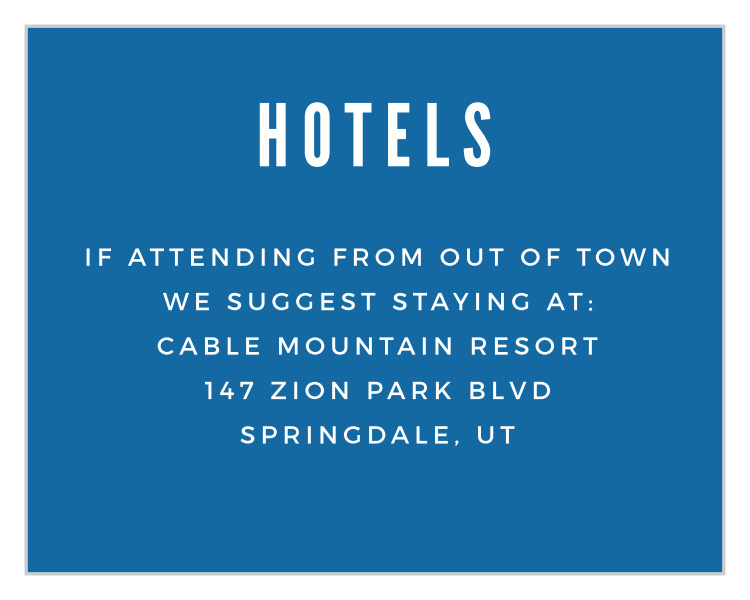 Construction Cubes Bar Mitzvah Lodging Cards