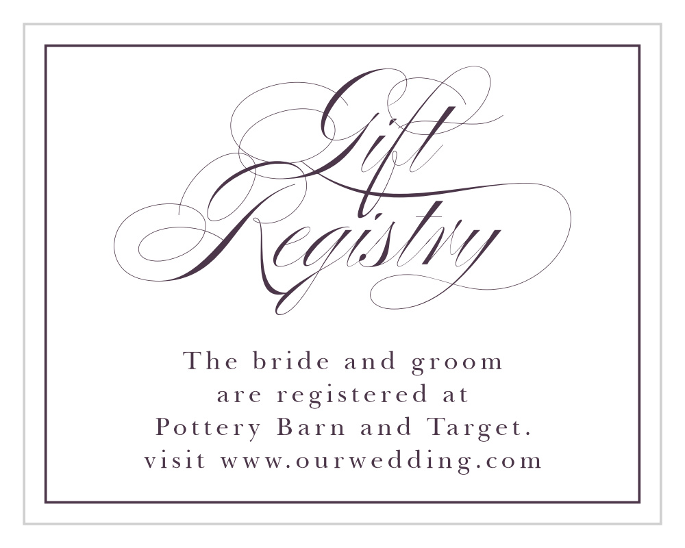 Scripted Love Registry Cards