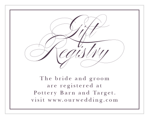Scripted Love Registry Cards