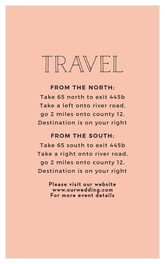 Photographic Love Direction Cards