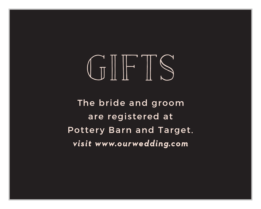 Photographic Love Registry Cards