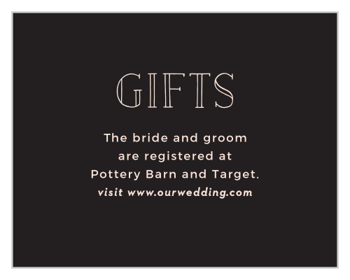 Photographic Love Registry Cards