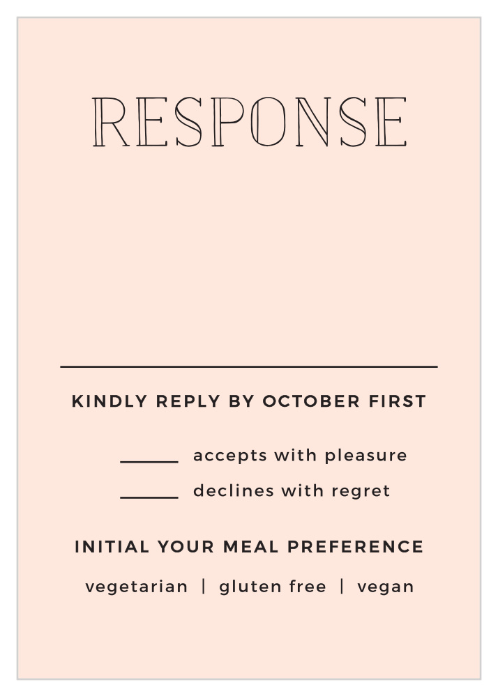 Photographic Love Response Cards