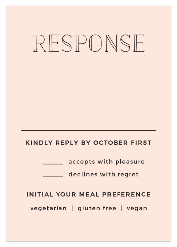 Photographic Love Response Cards