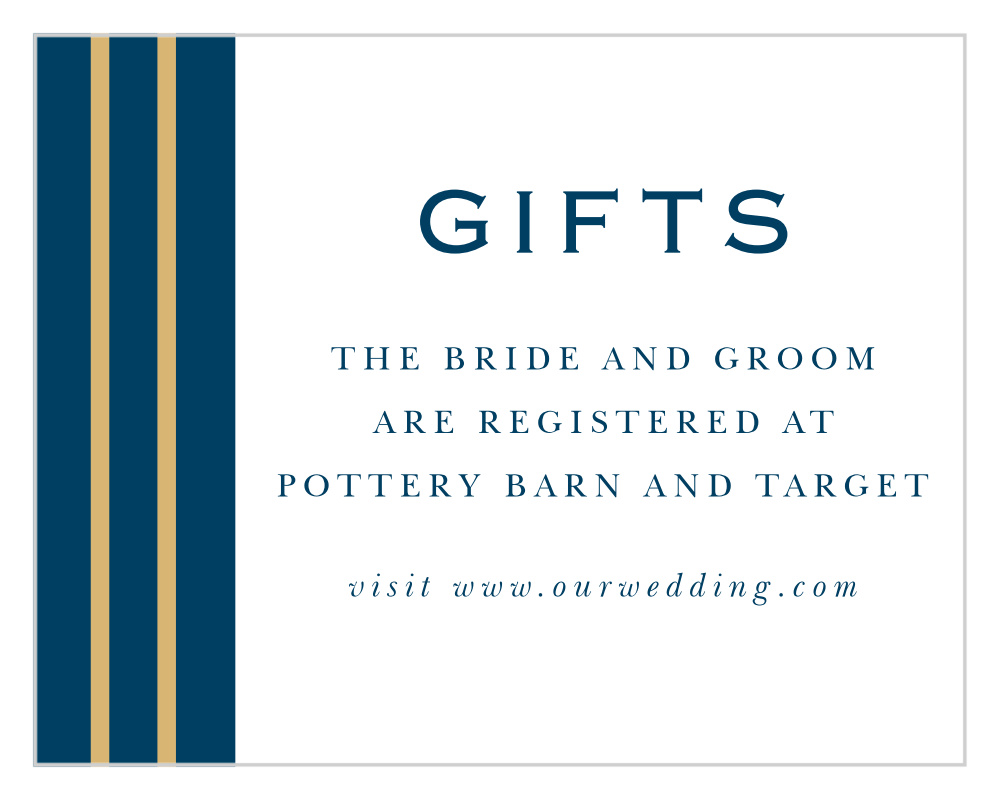 Perfect Frame Registry Cards