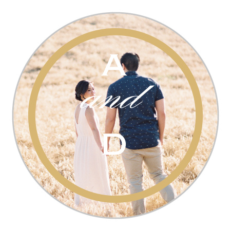Perfect Frame Wedding Stickers