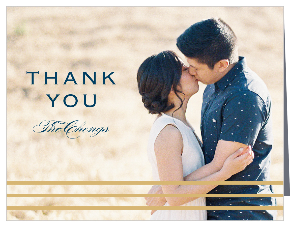 Perfect Frame Wedding Thank You Cards