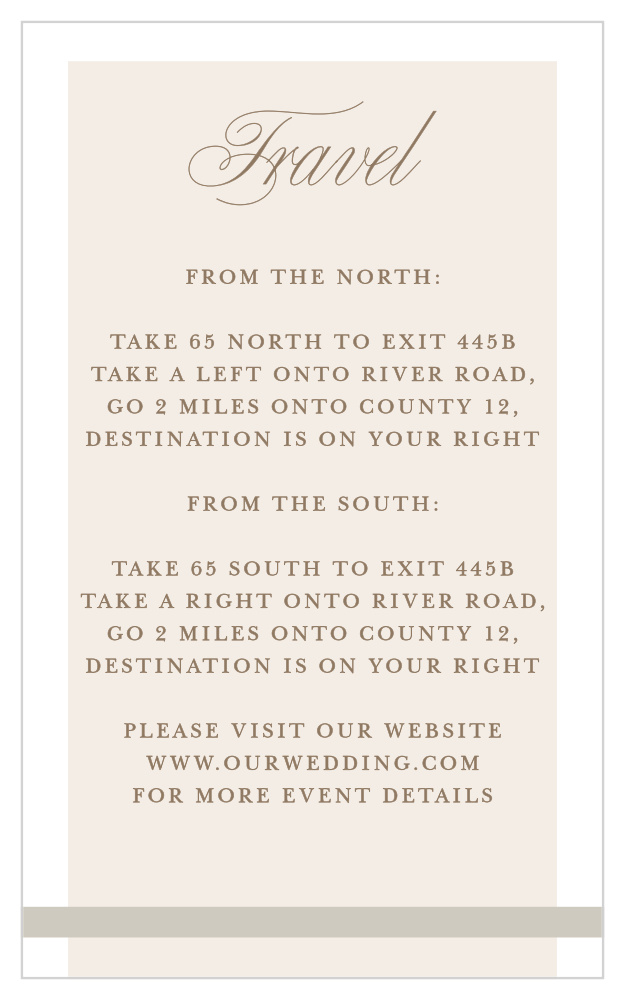 Modern Memories Direction Cards