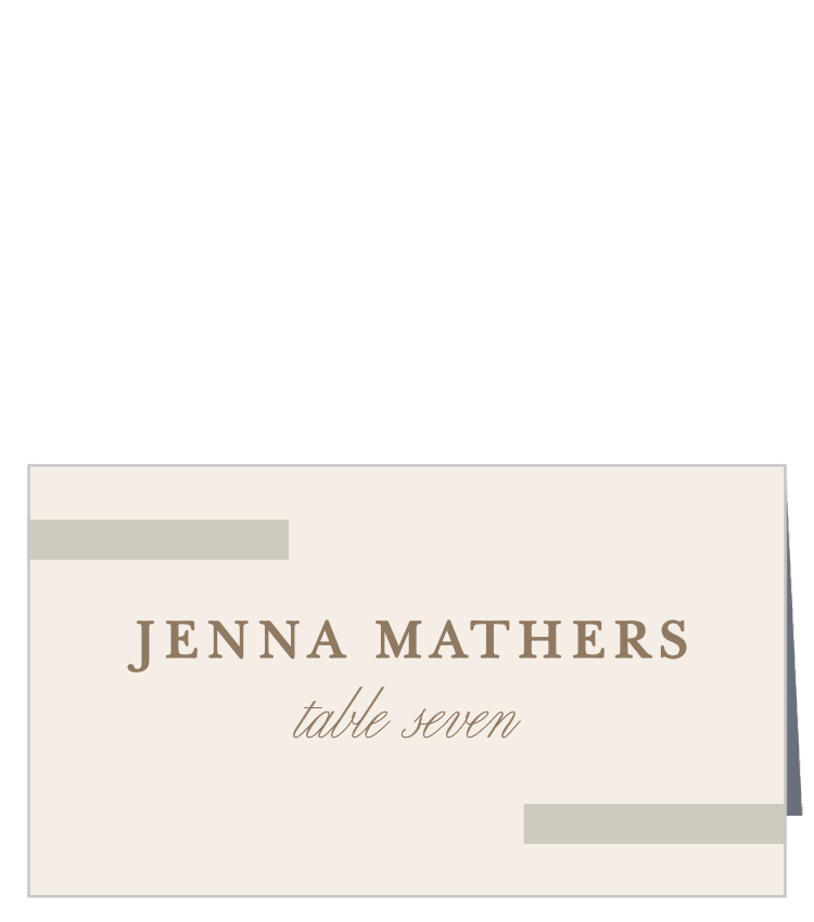 Modern Memories Place Cards